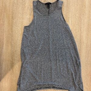 Forever 21 Striped Swing Tank Dress – Black & White – Size Small